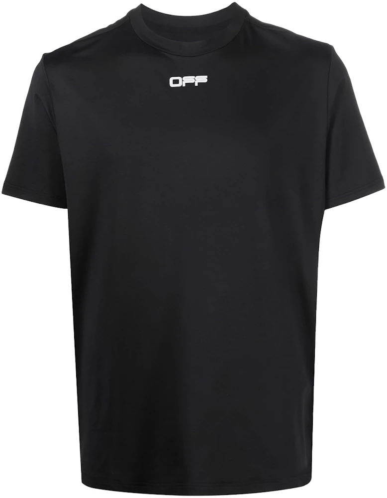 OFF-WHITE Logo Tape Performance T-Shirt Black/White Men's - SS22 - US