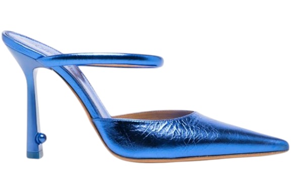 OFF-WHITE Lollipop Metal Mule Blu (donna)