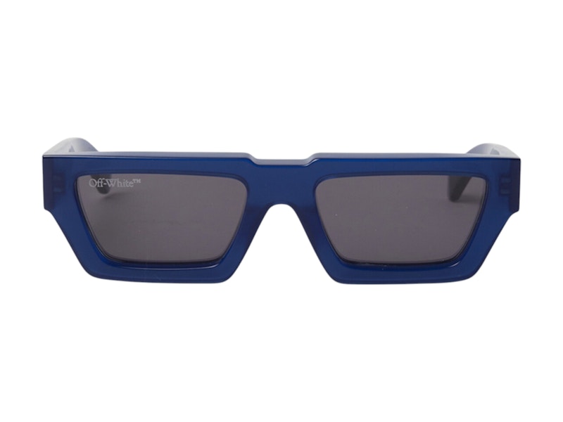 Pre-owned Off-white Offwhite Manchester Sunglasses In Blue (oeri002c99pla0024607)