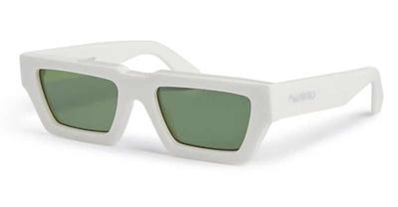 Pre-owned Off-white Off Manchester Sunglasses In White/green (oeri129s24pla0010155/fr)