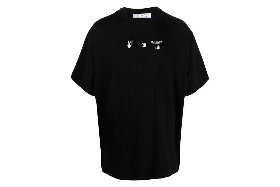 Pre-owned Off-white Marker Arrow Oversized T-shirt Black/grey