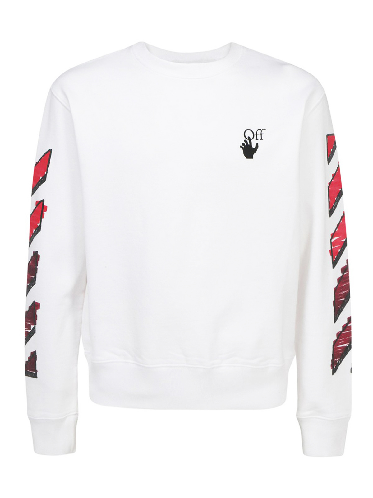 OFF-WHITE Marker Arrows Crewneck White Red Men's - SS21 - US