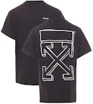 OFF-WHITE Marker Arrows Sketch Oversized T-Shirt Black/White