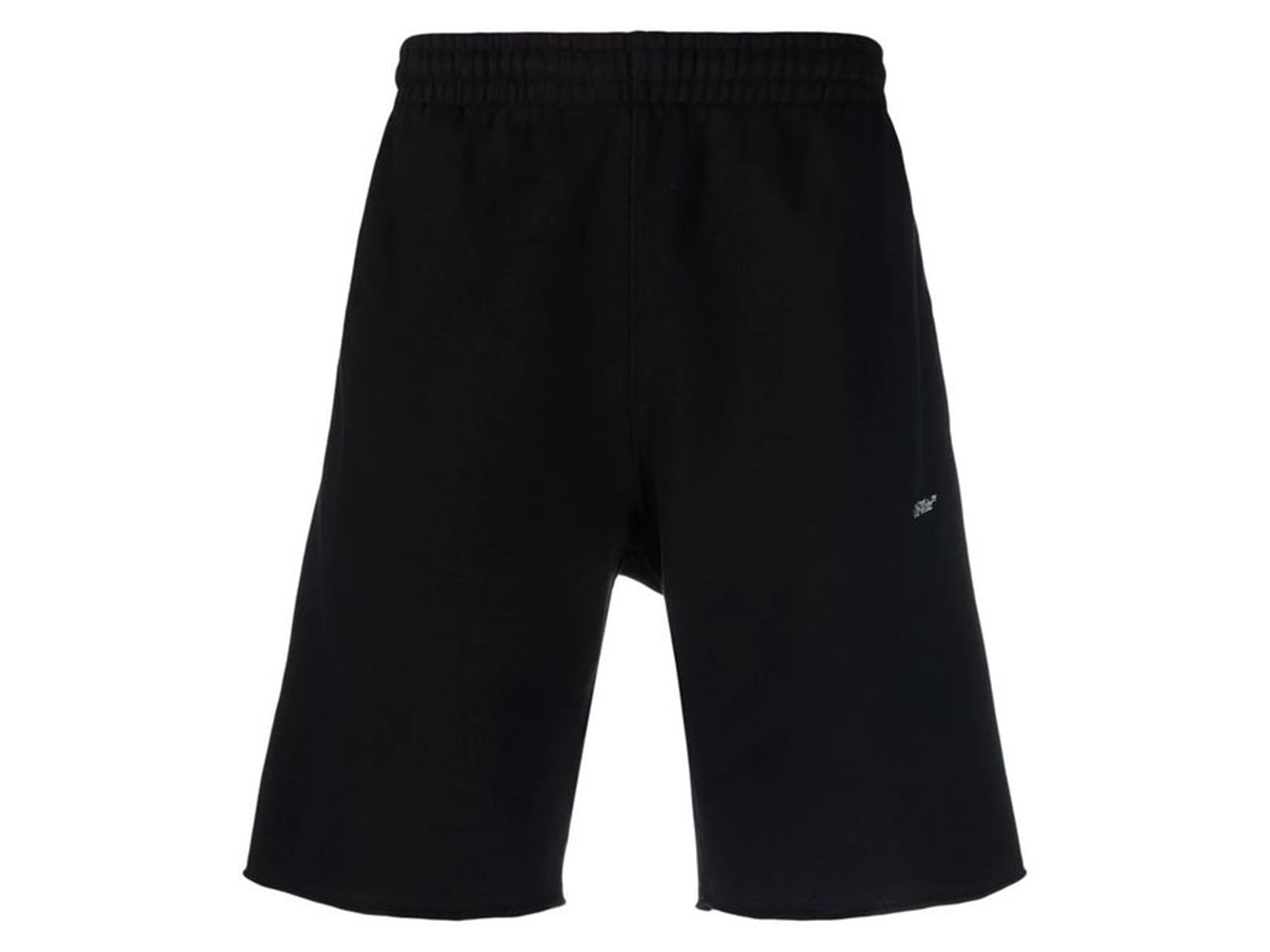 OFF-WHITE Marker Arrows Sweat Shorts Black/Blue Men's - FW21 - US
