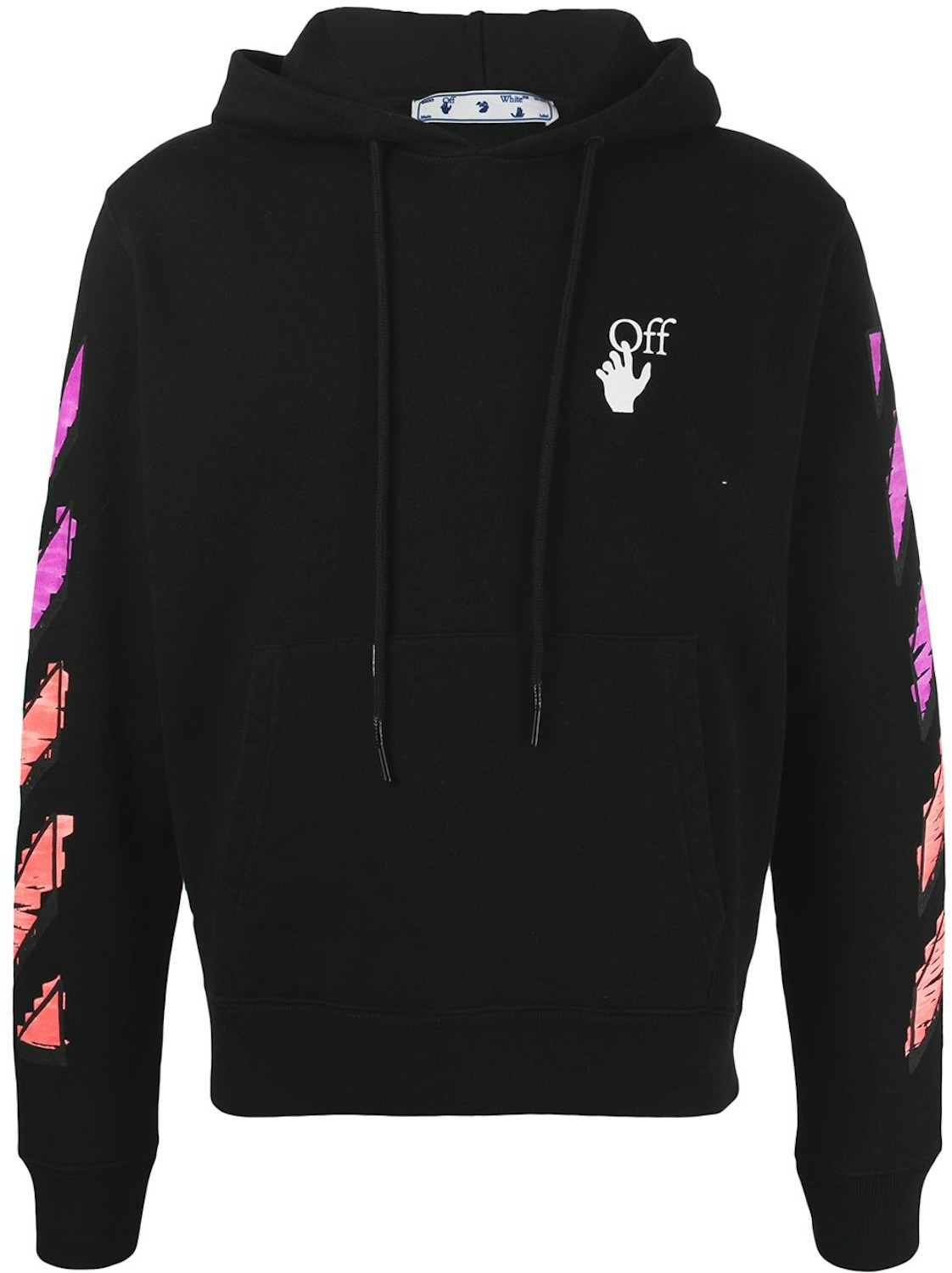 Off white hoodie pink and black Outlet