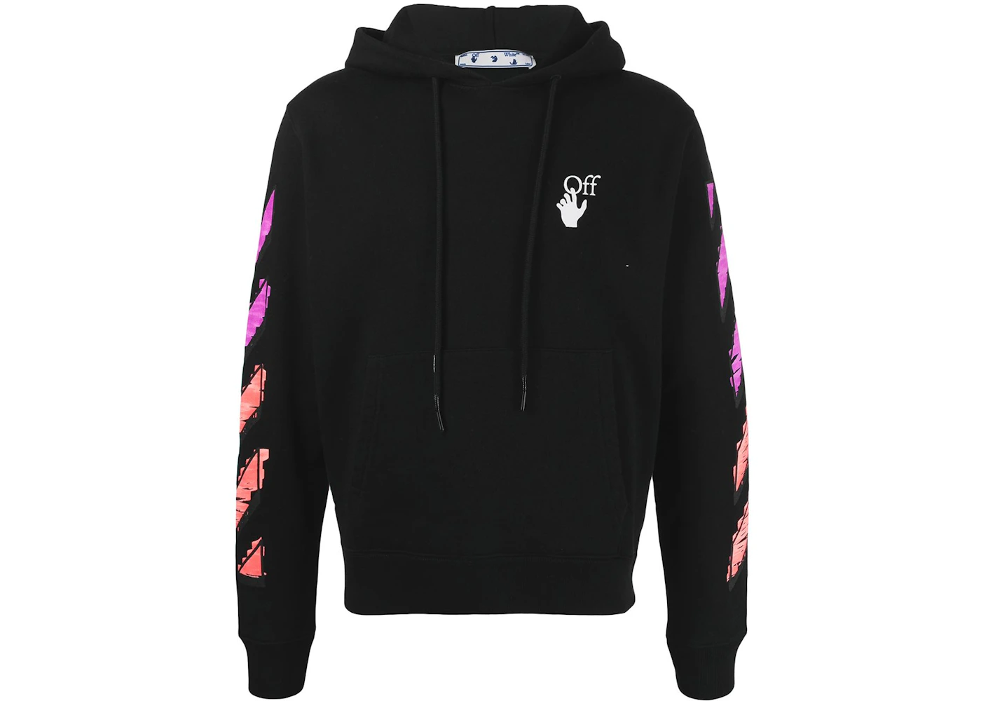 Off white hoodie black pink Clearance