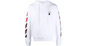 OFF-WHITE Marker Hoodie White/Red