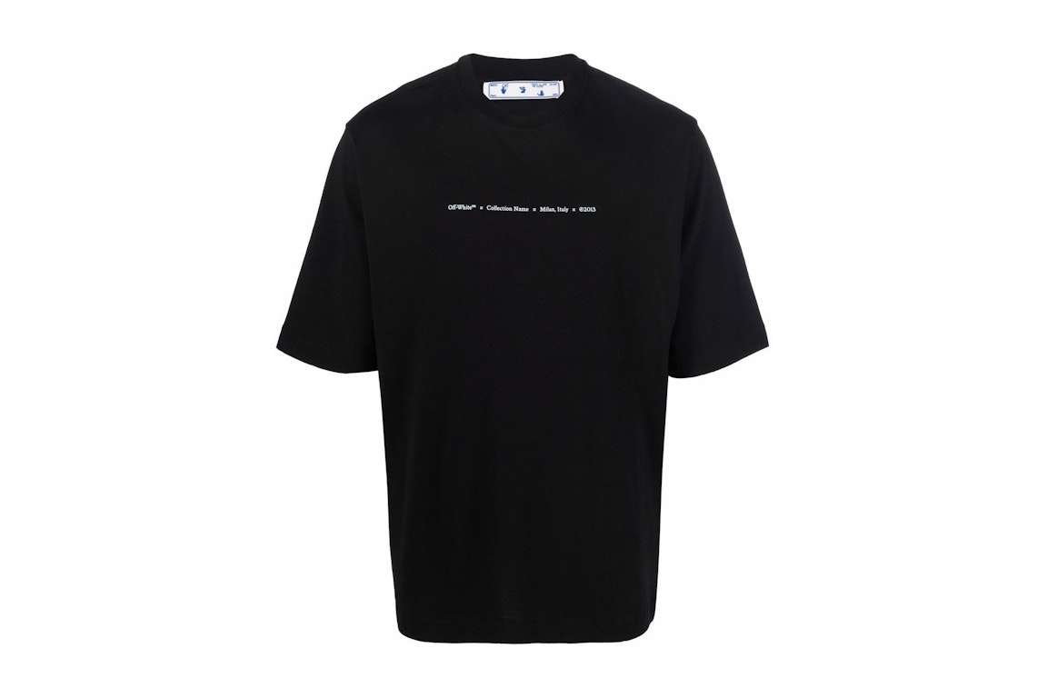 Pre-owned Off-white Marker Skate T-shirt Black Blue