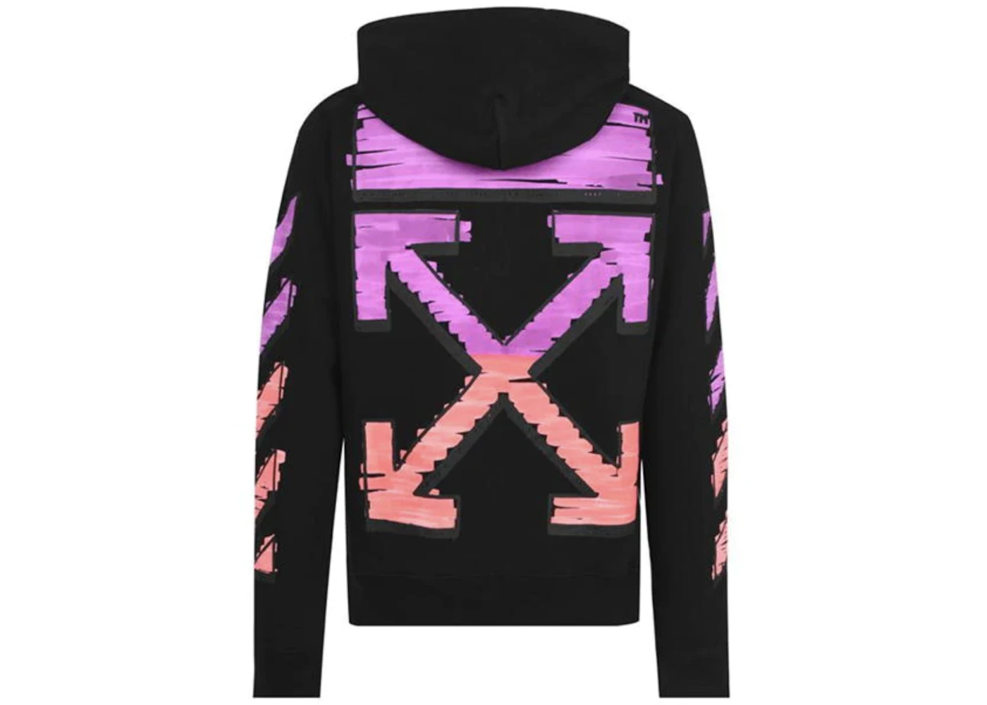Off white fuchsia hoodie Clearance