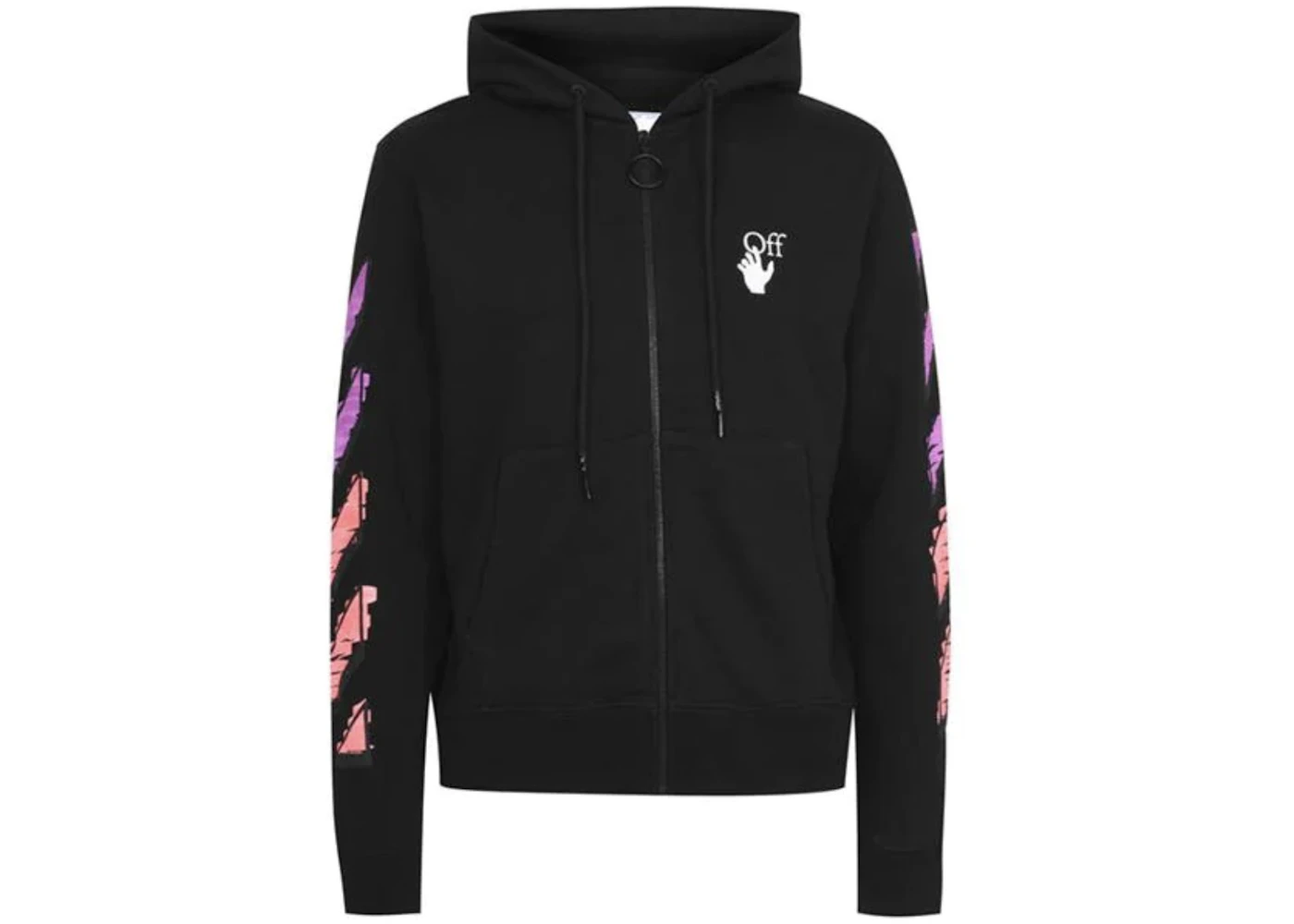 Off white pink hoodie 2025 mens
