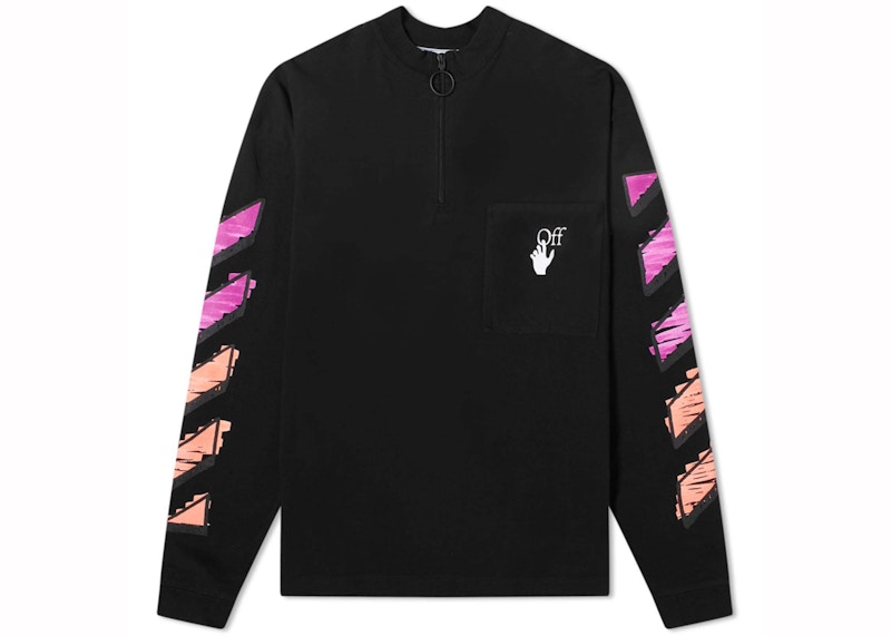 トップス OFF-WHITE Marker Hoodie Black/Fuchsia XS Off-White™ - Marker Slim Hoodie | HBX - Globally Curated