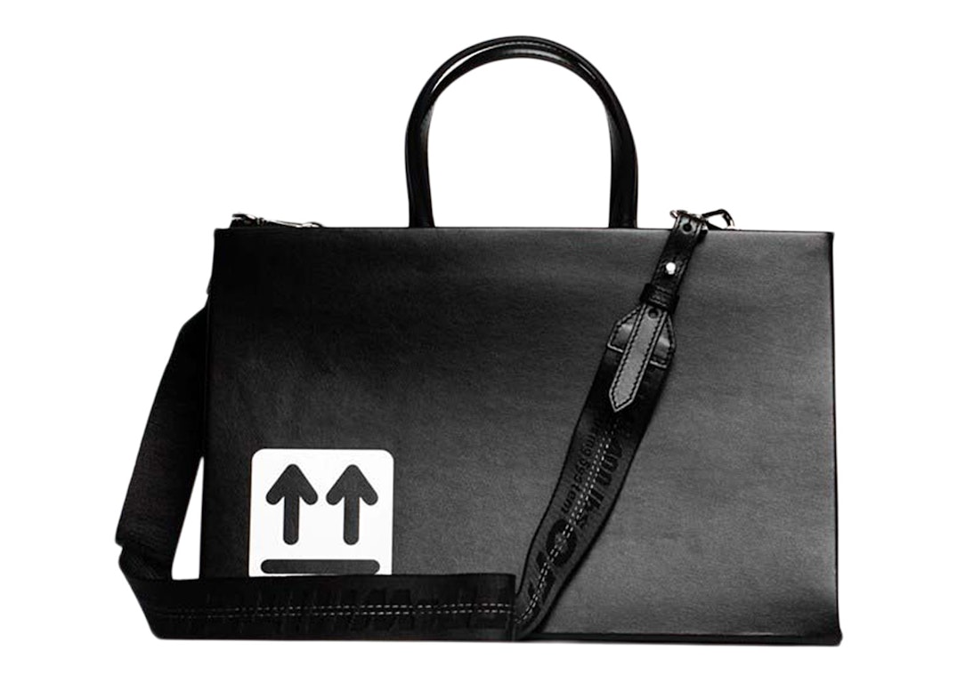 Pre-owned Off-white Medium Box Bag Black/white