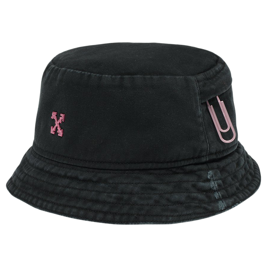 OFF-WHITE Metal Arrows Bucket Hat Black/Fuchsia - SS20 - JP