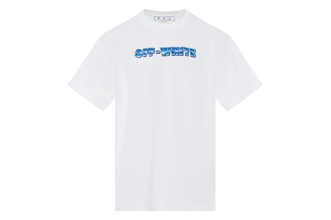 Pre-owned Off-white Metal Arrows T-shirt White/blue