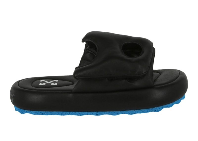 OFF-WHITE Meteor Padded Slide Black Blue Men's - IH007S22 LEA00