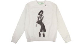 OFF-WHITE Michael Jackson Crewneck Sweatshirt White/Black