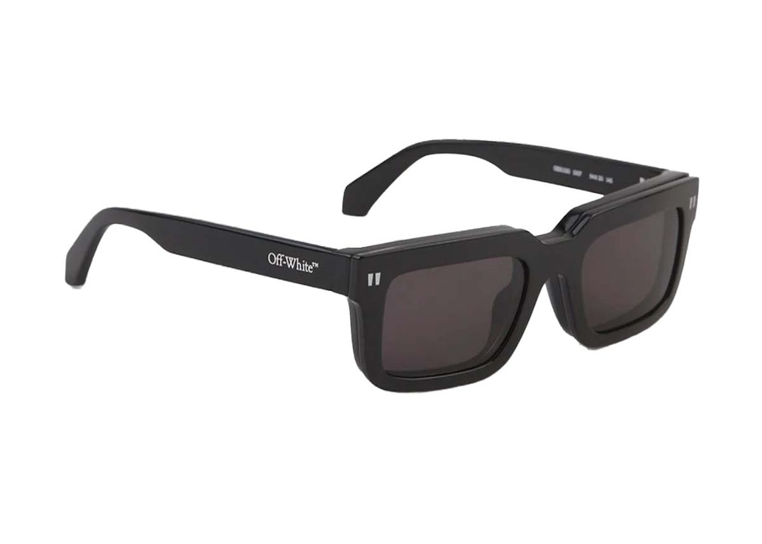 Pre-owned Off-white Midland Sunglasses Black (oeri108s24pla0011007)