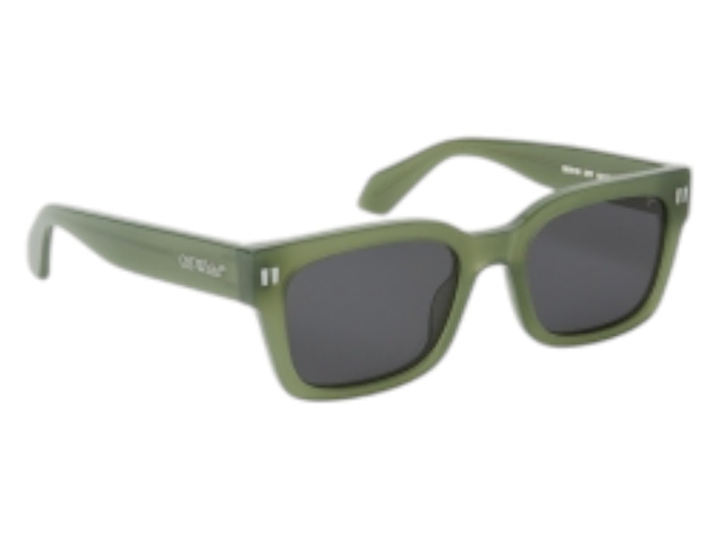 Pre-owned Off-white Offwhite Midland Sunglasses In Olive Green Dark (oeri108s24pla0015707/fr)