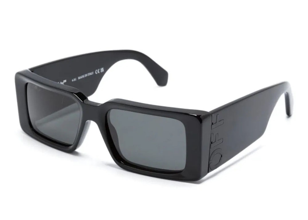 Pre-owned Off-white Milano Sunglasses Black (oeri097f23pla0011007)