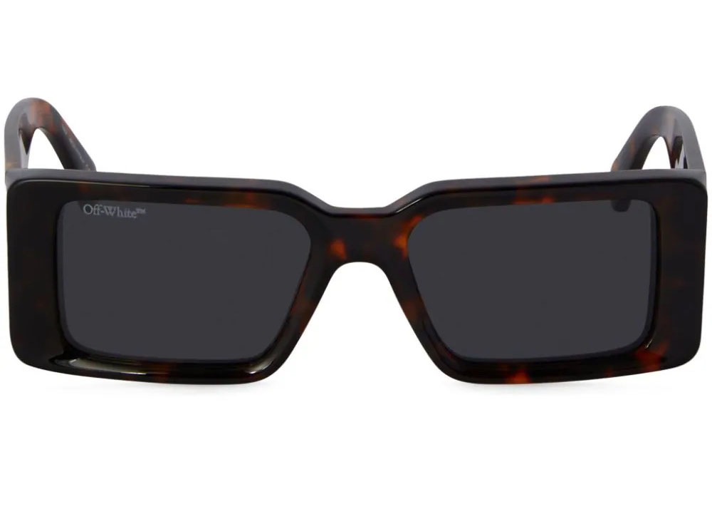 OFF-WHITE Napoli Oval Sunglasses Black (OERI094F23PLA0011007)