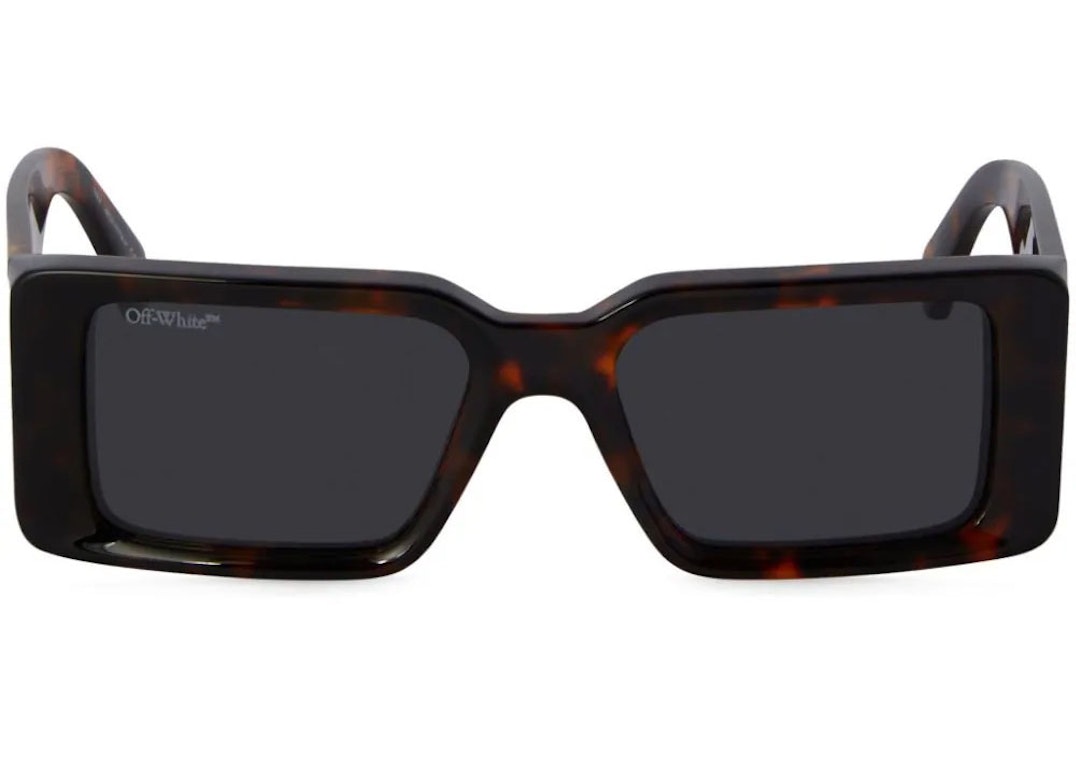 Pre-owned Off-white Milano Sunglasses Havana (oeri097f23pla0016007)