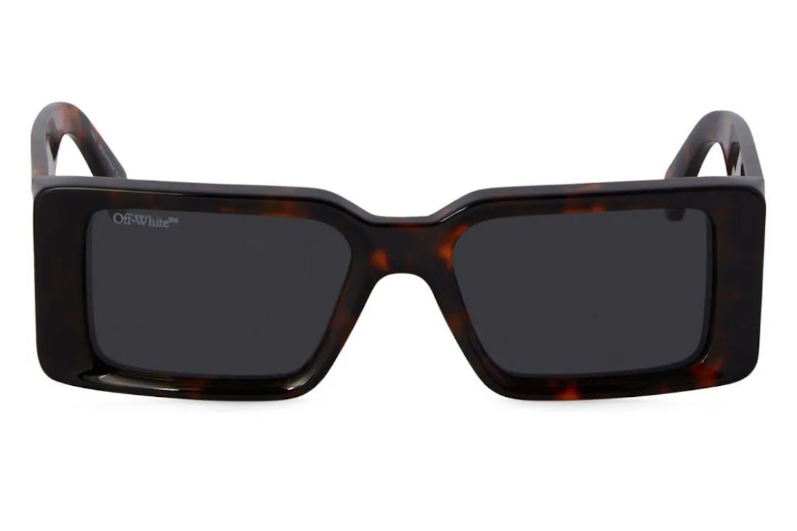 Pre-owned Off-white Milano Sunglasses Havana (oeri097f23pla0016007)