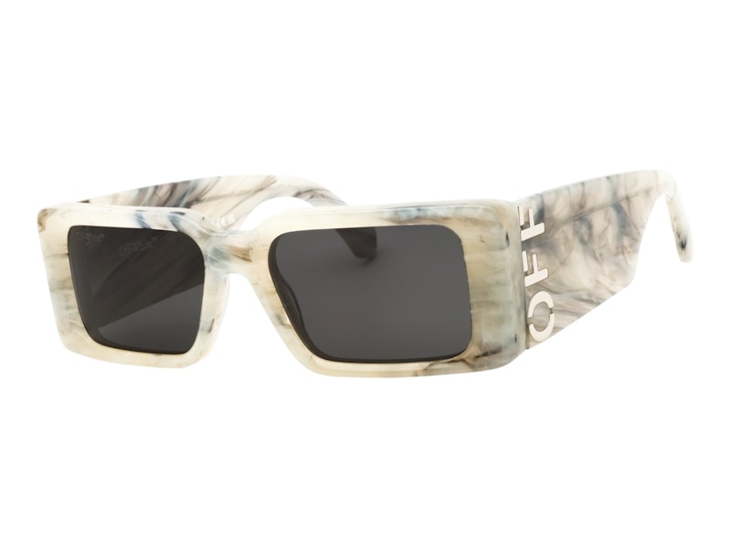 Pre-owned Off-white Offwhite Milano Sunglasses In Marble Dark Grey (807)