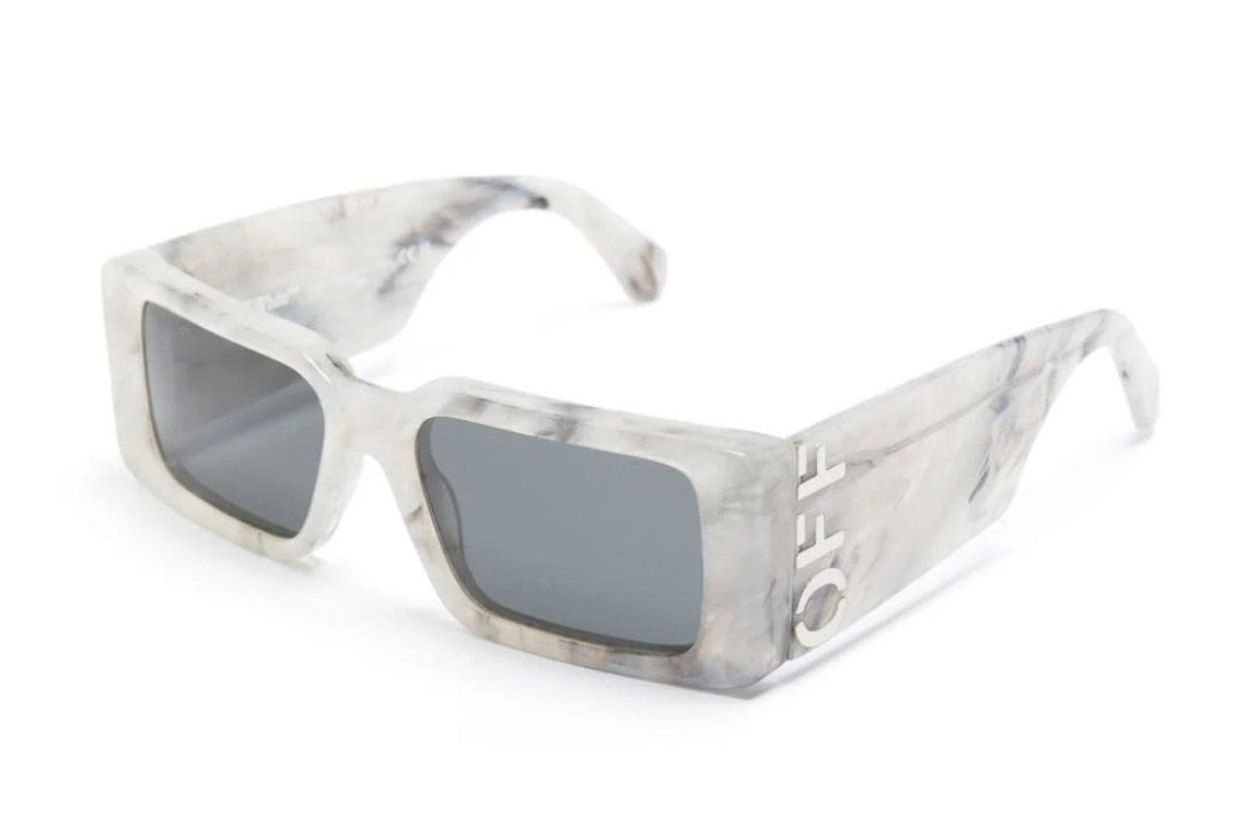 Pre-owned Off-white Milano Sunglasses Marble (oeri097f23pla0010807)