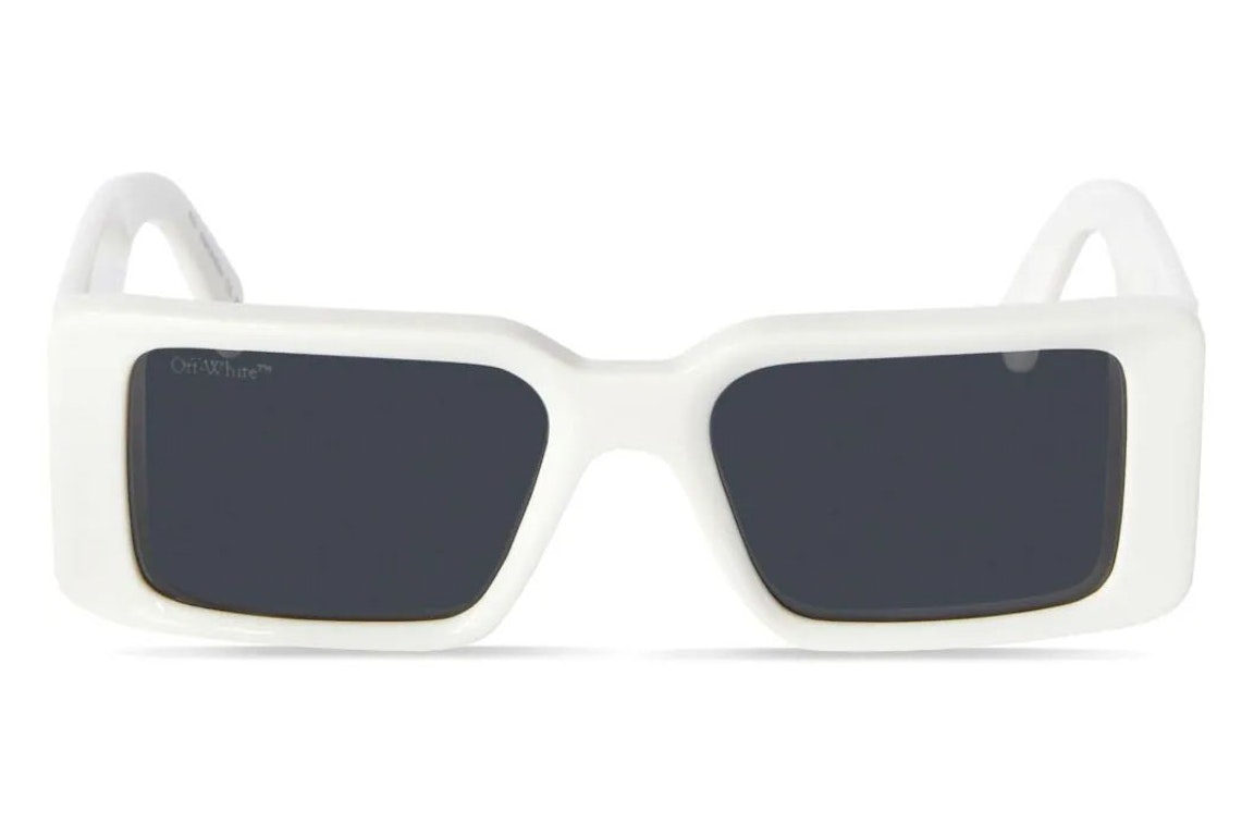 Pre-owned Off-white Milano Sunglasses White (oeri097f23pla0010107)