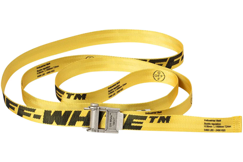 OFF-WHITE Mini 2.0 Industrial Belt Yellow/Black - SS20 - US