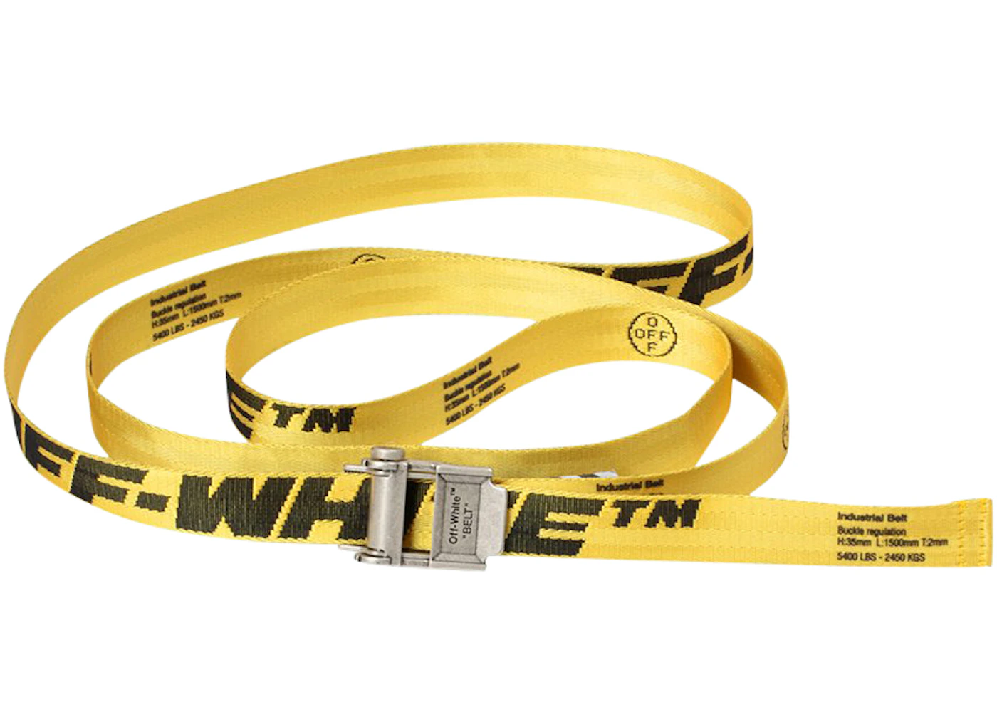 Mini Industrial Ceinture Off White Black OFF-WHITE Mini Ceinture