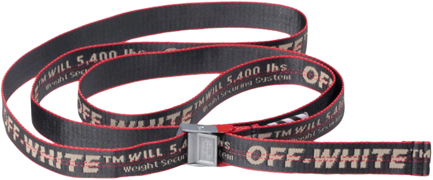 Off-White | Women 25mm Arrow Reversible Belt Black/Red 85
