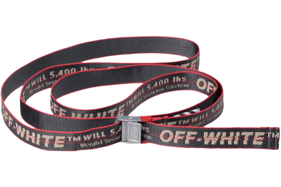 OFF-WHITE Mini Industrial Belt Anthracite/Red