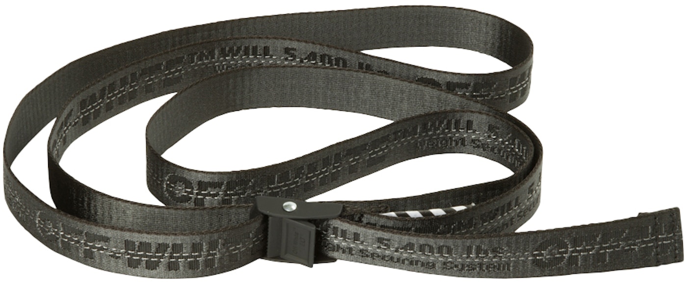 Jonglere vitalitet Grønthandler OFF-WHITE Mini Industrial Belt (SS19) Black - SS19