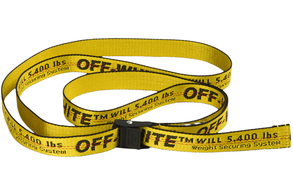 OFF-WHITE Mini Belt (SS19) Yellow/Black - SS19