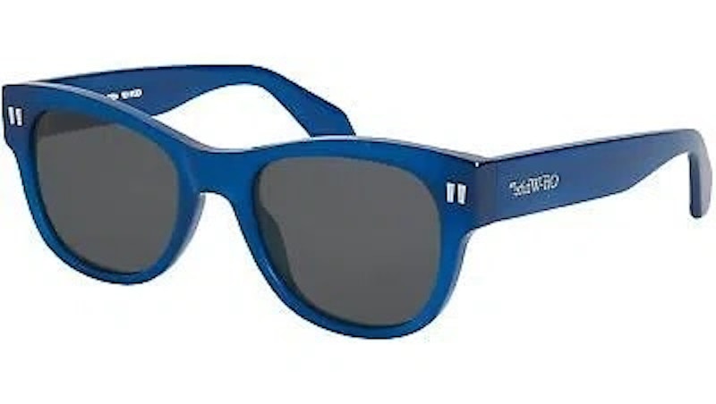 Pre-owned Off-white Offwhite Moab Sunglasses In Blue/dark Grey (oeri107s24pla0014507/fr)