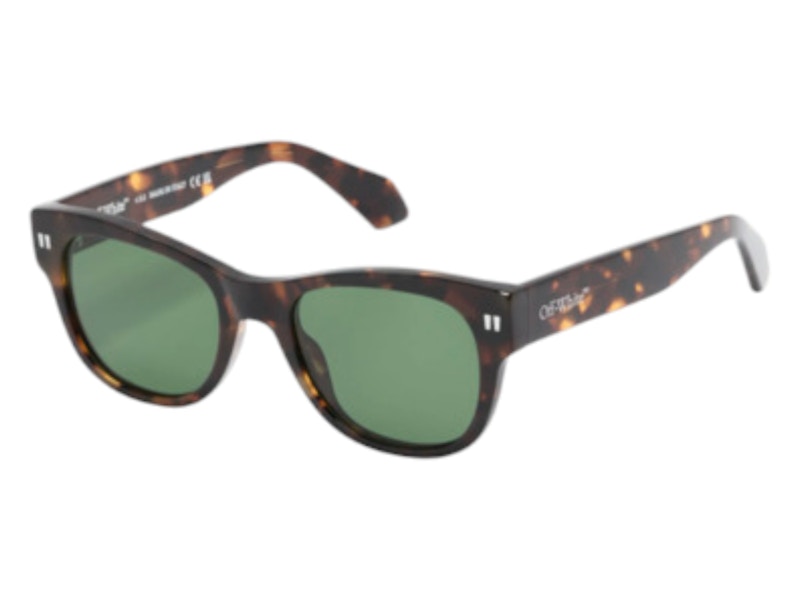 Pre-owned Off-white Offwhite Moab Sunglasses In Havana Green (oeri107s24pla0016055/fr)