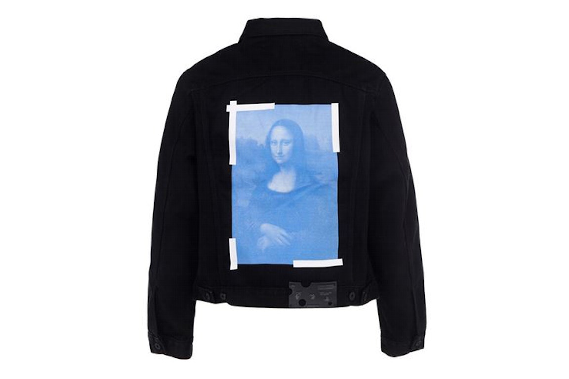 Pre-owned Off-white Mona Lisa Denim Jacket Black