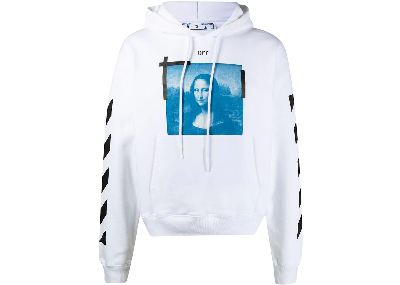 OFF-WHITE Mona Lisa Hoodie White/Black Men's SS21 US