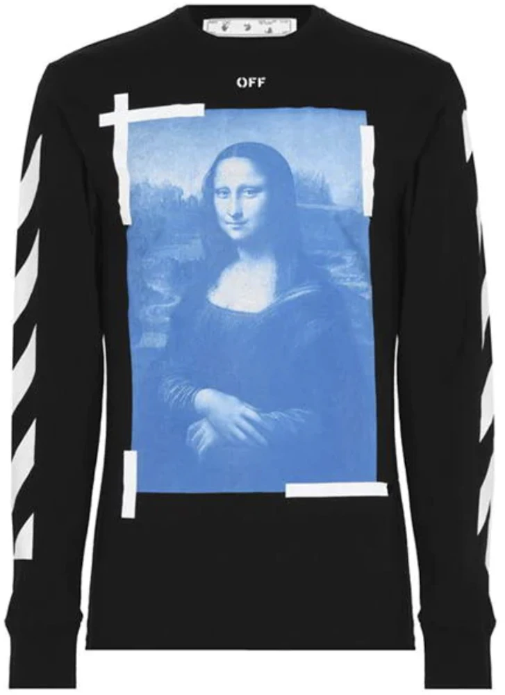 fup Eksamensbevis Oversætte OFF-WHITE Mona Lisa Longsleeve T-Shirt Black Men's - US