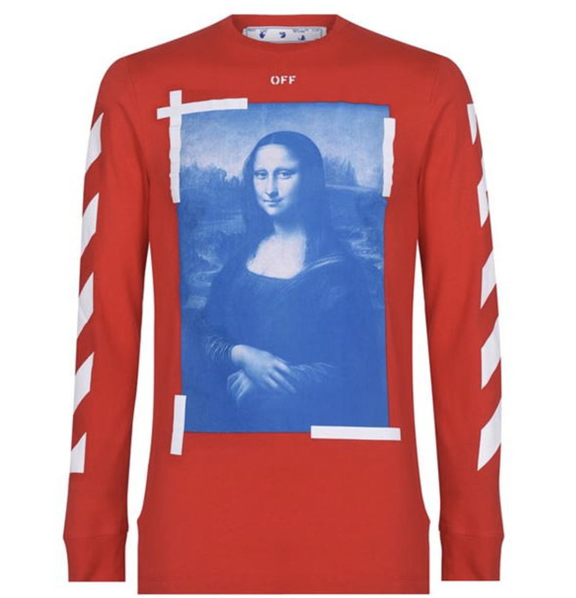 OFF-WHITE Mona Lisa Longsleeve T-Shirt Red