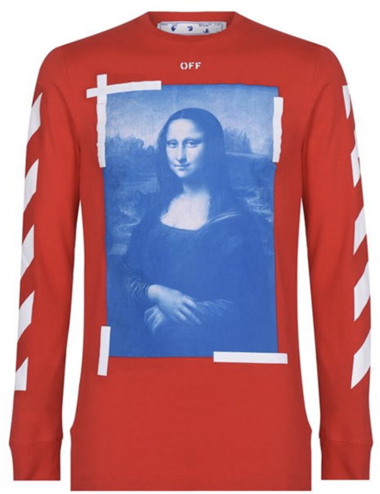 Off-White Mona Lisa Longsleeve T-Shirt Red