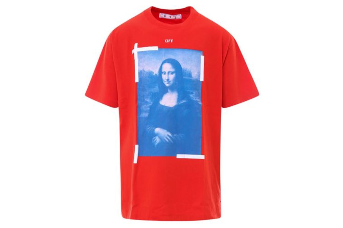 Pre-owned Off-white Mona Lisa Oversized T-shirt Red
