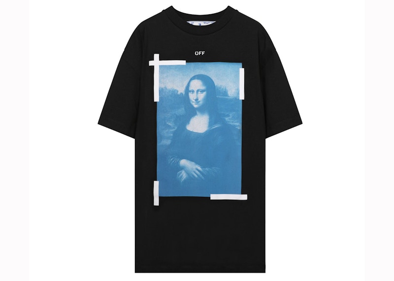 OFF-WHITE Mona Lisa Oversized T-shirt Black Men's - SS21 - US