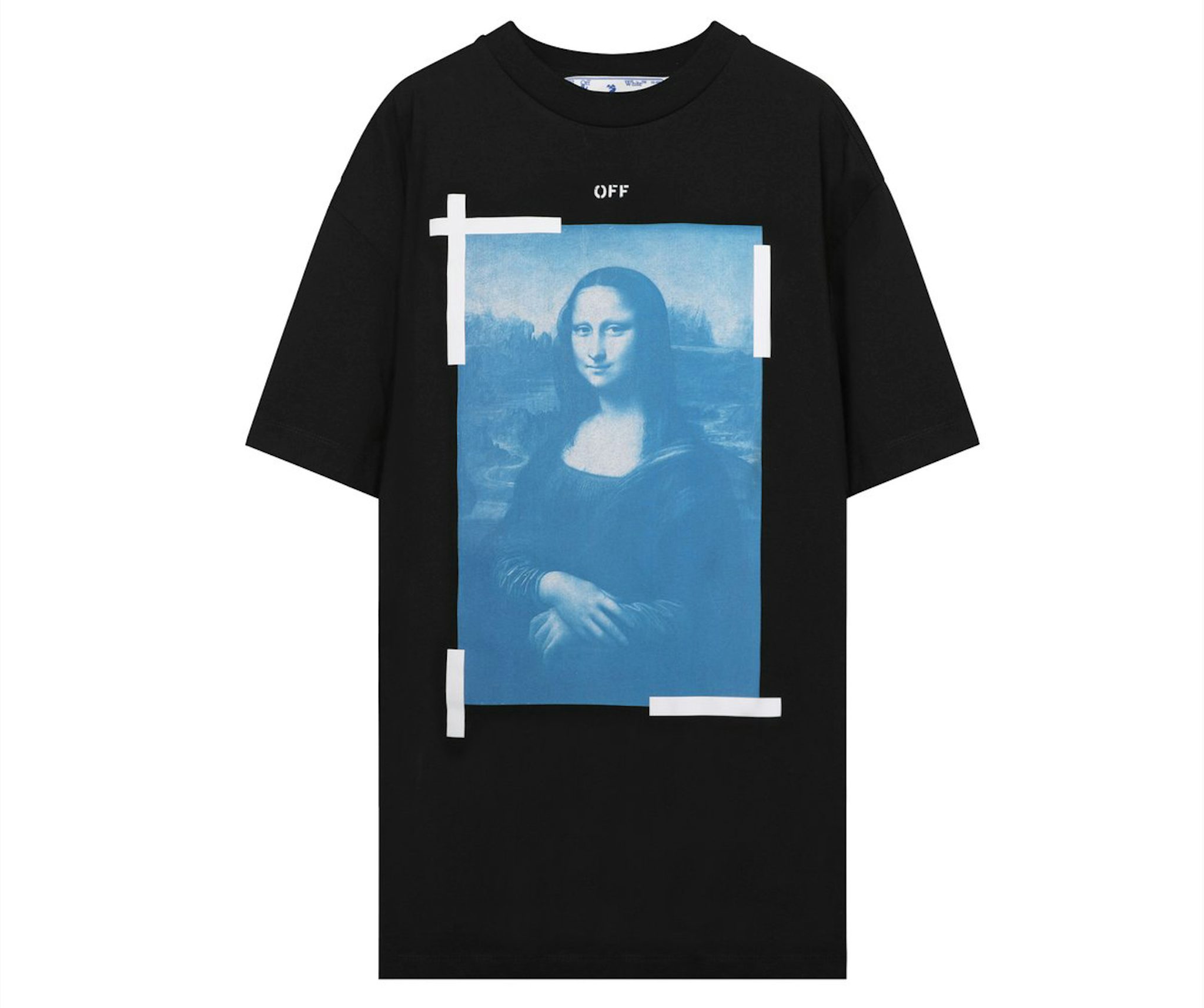 Off-White c/o Virgil Abloh Black/blue Marker Vertebrae Arrow Print Slim T- shirt for Men