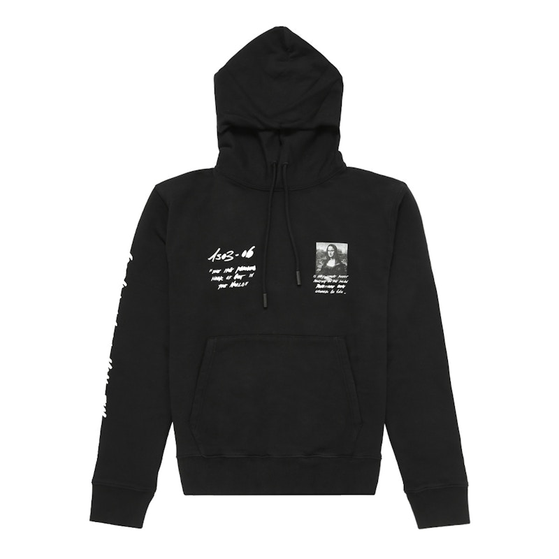 off white hoodie black white