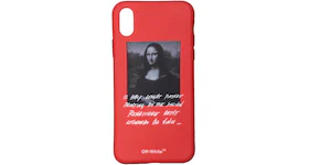 OFF-WHITE Monalisa iPhone X Case (SS19) Red/Black/White