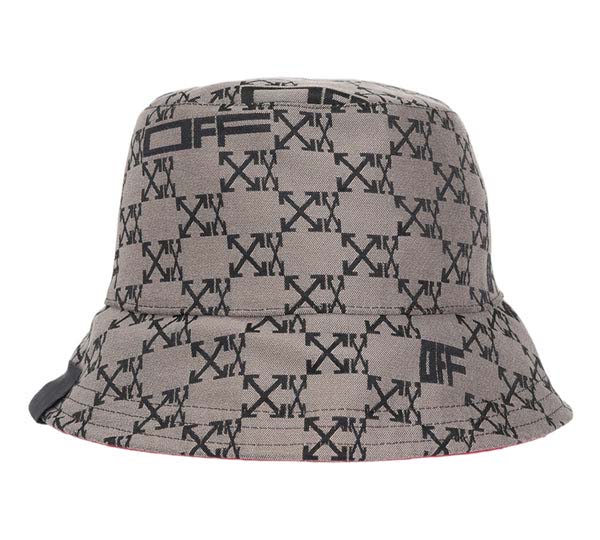 Off-White Reversible hat in fabric with logo