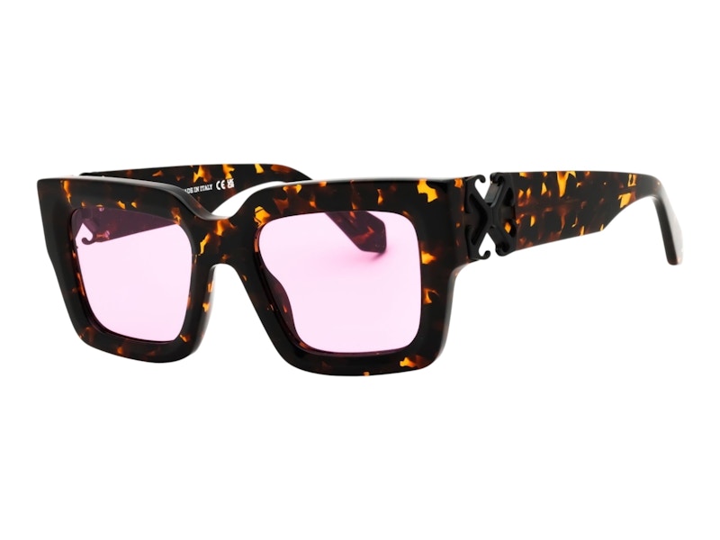 Pre-owned Off-white Offwhite Mystic Sunglasses In Havana Pink (oeri14ds25pla0016030)