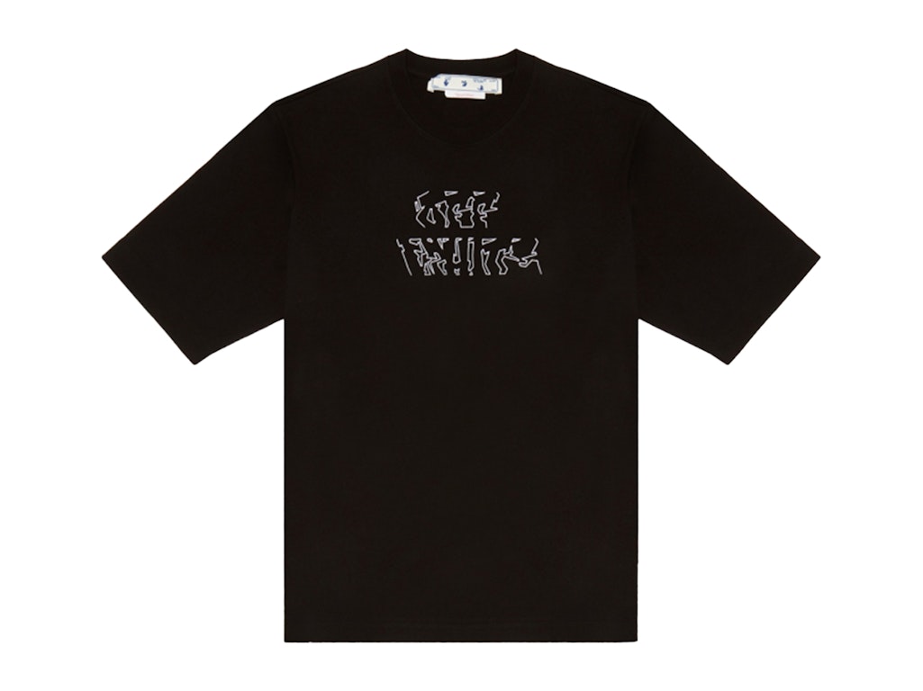 Pre-owned Off-white Neen Arrow Skate T-shirt Black/white